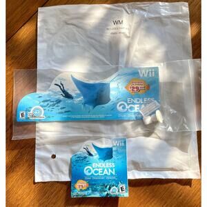 Vintage Nintendo Wii Endless Ocean Store Shelf Display Walmart NEW